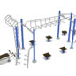 Advanced Playground Gym in Lakeside Color Scheme