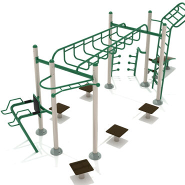 Advanced Playground Gym in Wilderness Color Scheme