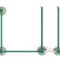 Top View of Advanced Playground Gym in Wilderness Color Scheme