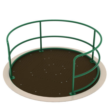 Wheelchair Accessible Merry Go Round in Neutral Color Scheme