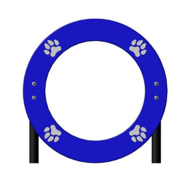 Spaniel Single Hoop Jump - Blue