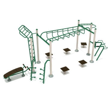 Advanced Playground Gym in Wilderness Color Scheme