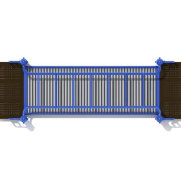 Monkey Bar Roller Slide -Top View