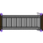 Monkey Bar Roller Slide - Top View