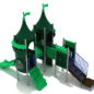 Jade Paradise Castle Spark Playground Structure - Back