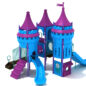 Cold Harbour Commons Castle Spark Playground Structure - Back