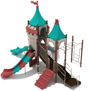 Lionheart Lair Castle Spark Playground Structure - Front