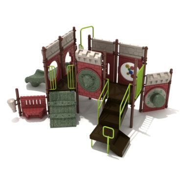 Mystic Ruins Castle Spark Playground Structure - Front