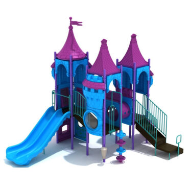 Cold Harbour Commons Castle Spark Playground Structure - Front