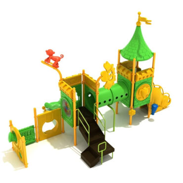 May Day Market Castle Spark Playground Structure - Front