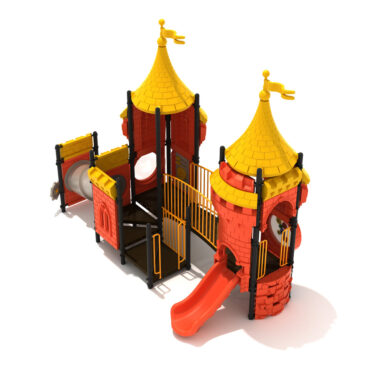 Arrow Loop Archer Castle Spark Playground Structure - Back