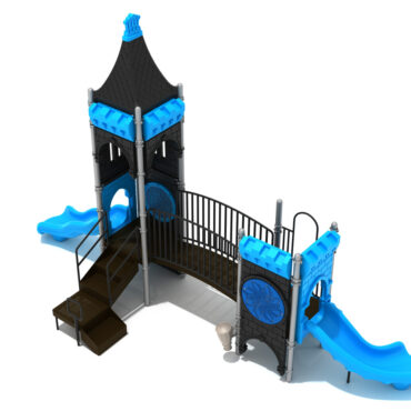 Coastal Citadel Castle Spark Playground Structure - Front