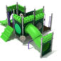 Teetotum Turret Castle Spark Playground Structure - Front