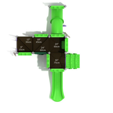 Teetotum Turret Castle Spark Playground Structure - Top
