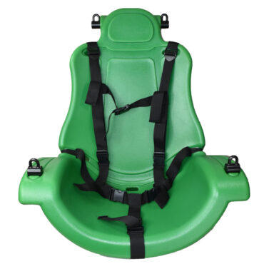 High-Capacity Adaptive Swing Seat in Green