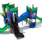 Ballygally Berm Castle Spark Playground Structure - Back