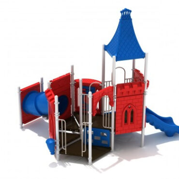 Cake Fort Castle Spark Playground Structure - Front