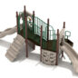 Catapult Cove Castle Spark Playground Structure - Back