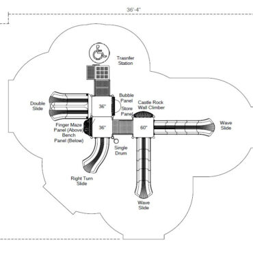 Rider's Reach Castle Spark Playground Structure - Use Zone
