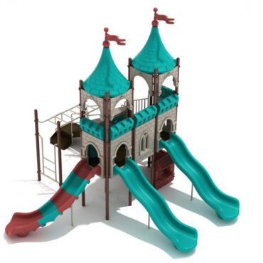 Watling Wardship Castle Spark Playground Structure - Back