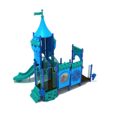 Guarded Gatehouse Castle Spark Playground Structure - Front