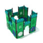 Ironclad Castle Spark Playground Structure - Front