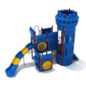 Albion Abbey Castle Spark Playground Structure - Front