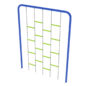 Cobalt Blue Posts and Lime Green Rails