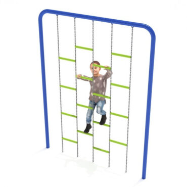 Chain Ladder Climber - Cobalt Blue Post/Lime Green Rails