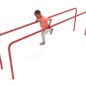 Parallel Training Bars - Brick Red