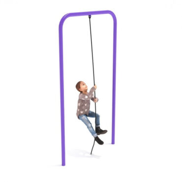 Single Rope Climber - Purple Post/Black Rope