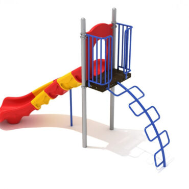 Freestanding 5 Ft Slide with Snake Climber