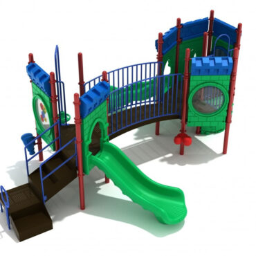 Franklin's Folly Castle Spark Playground Structure - Front