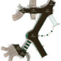 Noble Notch Inclusive Play Structure Top View in Neutral Color Scheme