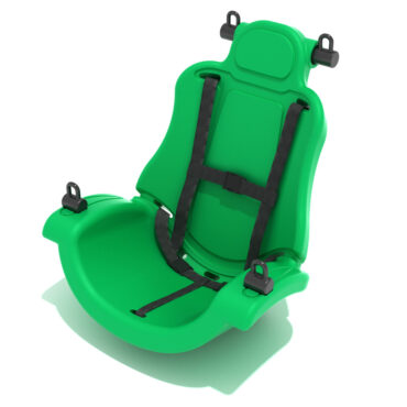 The Child Adaptive Swing Seat comes in Green