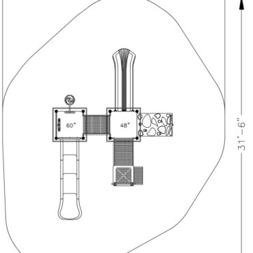 Dotyville Play Structure 2D Top View