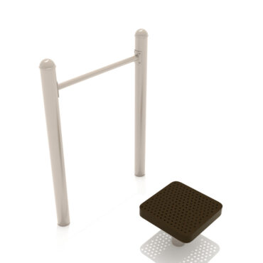 Assisted Chin Up Station with Sand Dollar Posts and Sand Dollar Rail & Caps