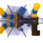 Freedom Falls Spark Structure Top View in Primary Color Scheme