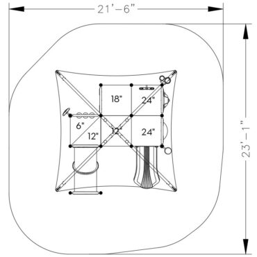 Monument Views Spark Structure Top View 2D
