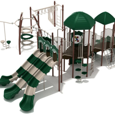 Huntsville Spark Playground Structure Back View