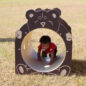 Buttons the Bear Single Tunnel in Tan and Brown